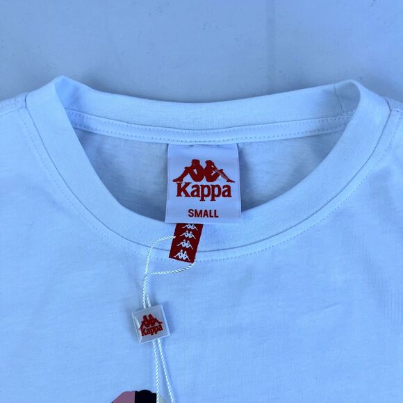 New Mens Kappa Logo Authentic Sameer Man T-Shirt Size Small NWT White - Picture 6 of 9